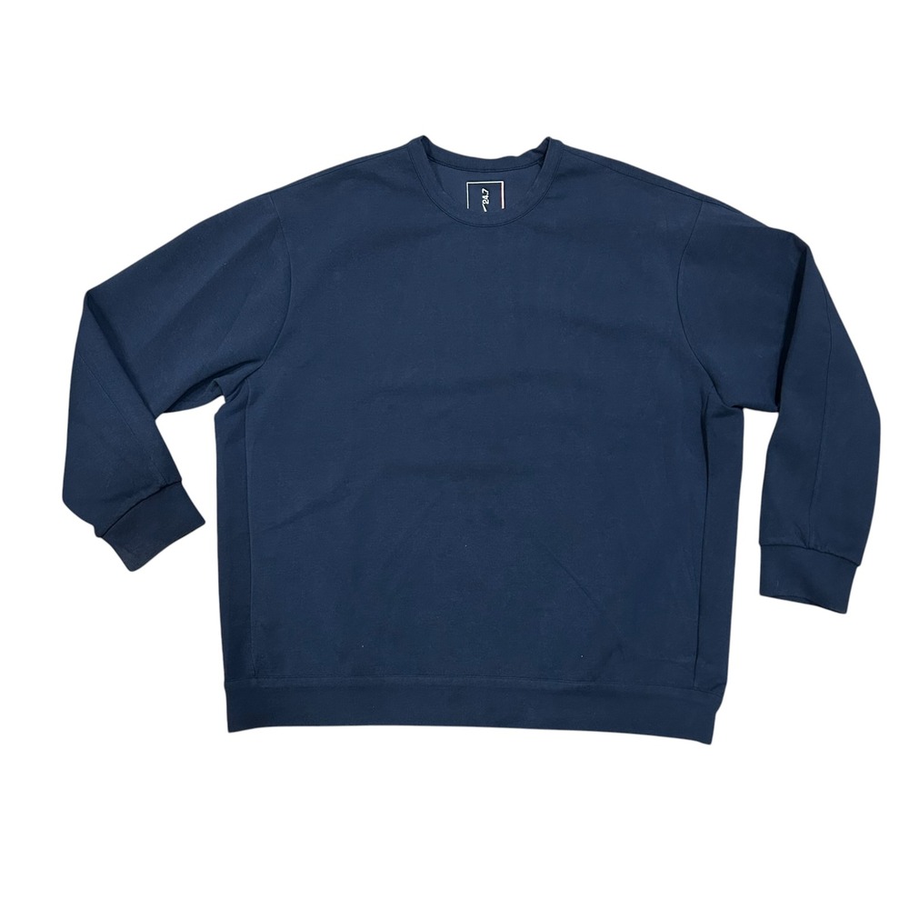 Nike 24.7 Dri-Fit Impossibly Soft Crewneck Sweatshirt Mens XL Blue HQ6964-45